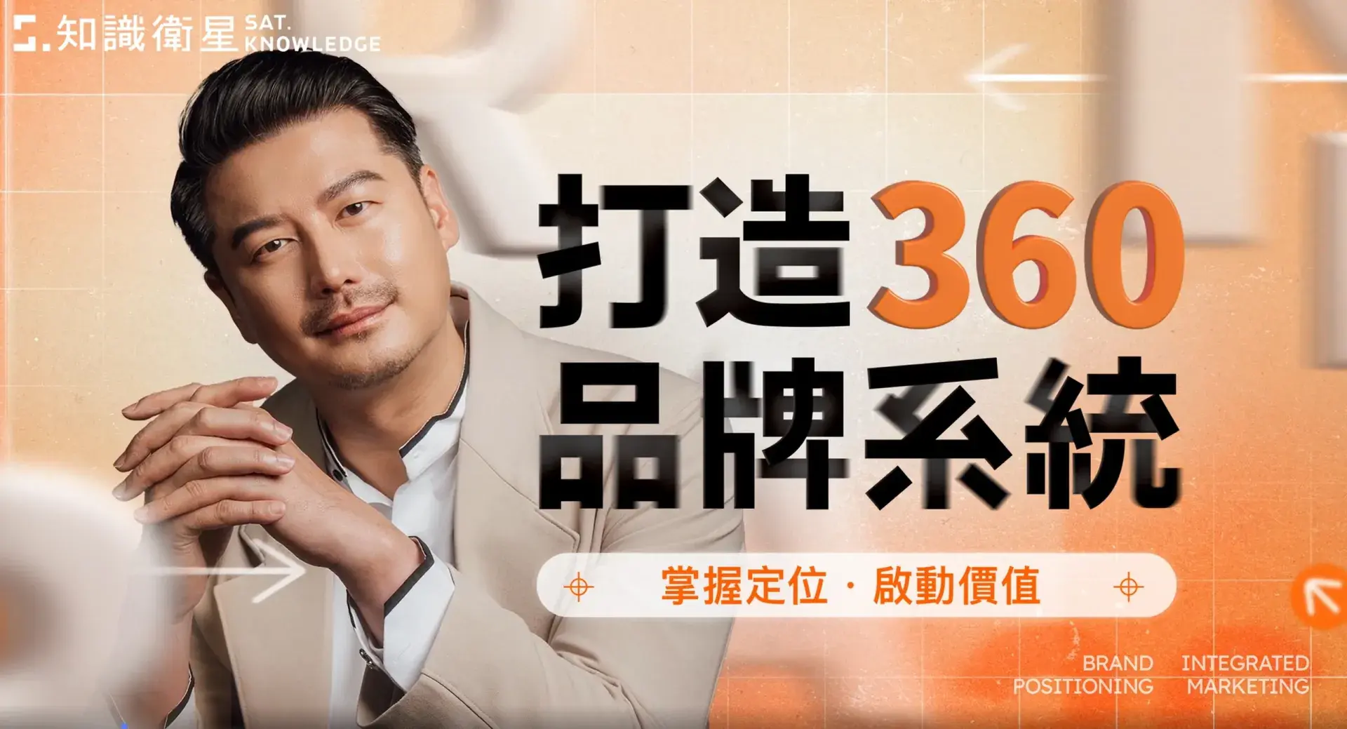打造 360 品牌系統｜掌握定位，啟動價值